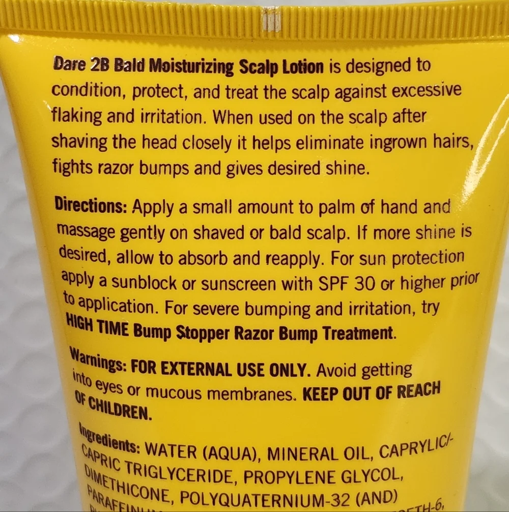 Dare 2B Bald Moisturizing Scalp Lotion